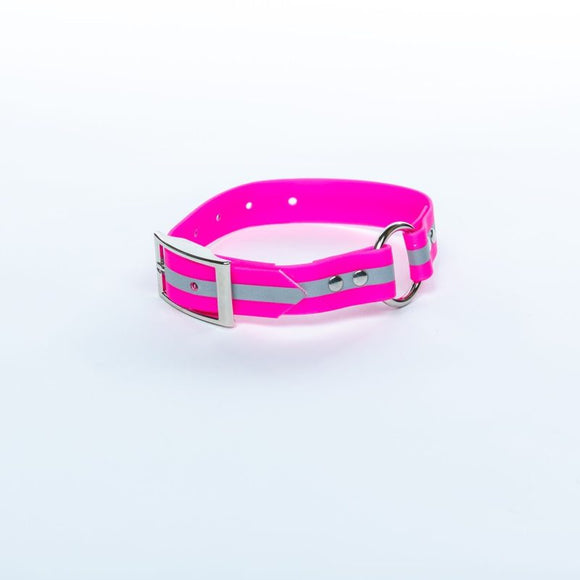 Upland Field Dog Collar Reflective – Pink
