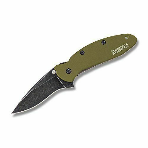 Kershaw Scallion Olive Green/Black Pocket Knife*Discontinued